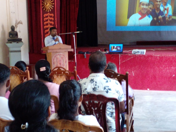 A career guidance program was conducted for G.E.C. (O/L) failing students at Homagama (2022-12-14)